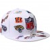 Men's NFL New Era White All Over 59FIFTY Fitted Hat 2175545